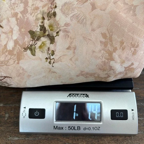 Sundance Floral Maxi XL Boho Fairycore Sleeveless Ruffle Asymmetrical Hem Blush - Picture 11 of 11